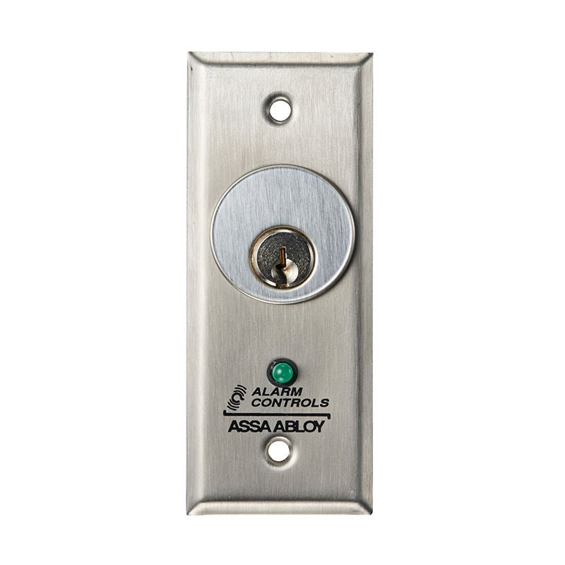 Tubular Key Switch With 6 Keys – Momentary Spring Return For Garage/Alarm (2304SR)